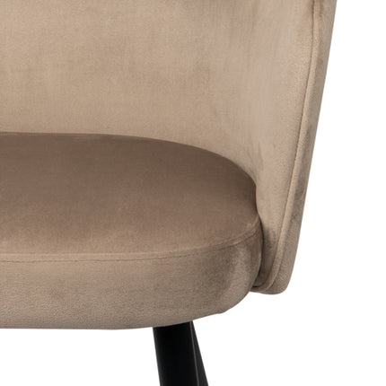 Eetkamerstoel Wing chair sand white (set of 2)