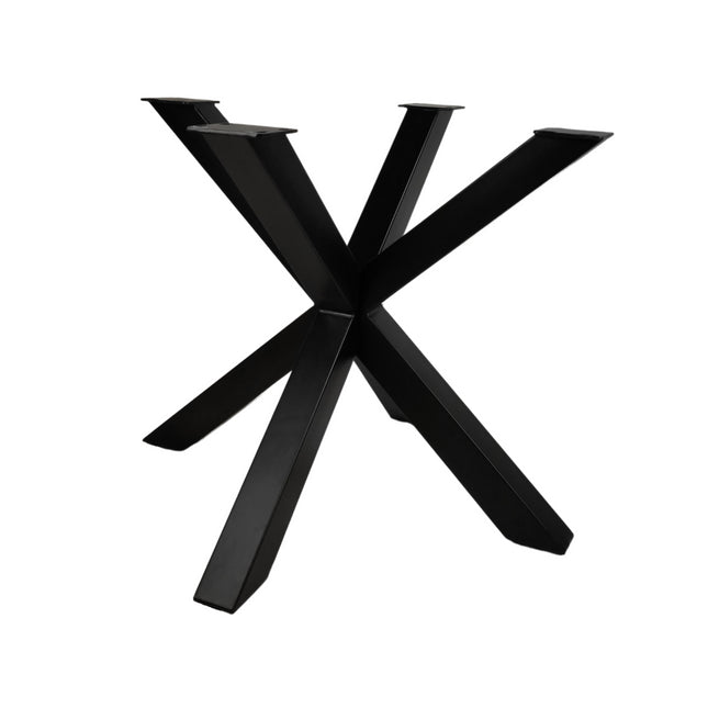 Dining Table Oval Black Herringbone Natural Wood + 180x100 +OCTOPUS 1360 DINNING TABLE LEG + BLACK