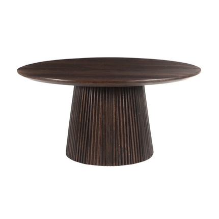 Bull Eettafel Round - 130x130x76 cm - Bruin hout