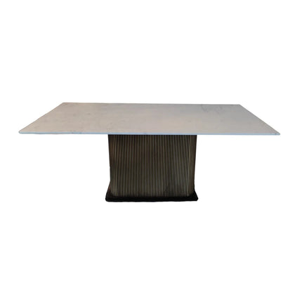 RIO Rechthoekig Eettafel - 200x110x75  - Zwart of Wit  Marmer