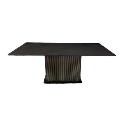 RIO Rechthoekig Eettafel - 200x110x75  - Zwart of Wit  Marmer