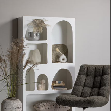 Organic Boekenkast - Eco plaster coating