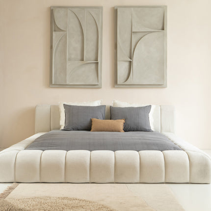 Ledikant 180 x 200 Teddy Bouclé - Met Luxe Matras