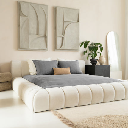 Ledikant 180 x 200 Teddy Bouclé - Met Luxe Matras