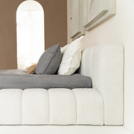 Ledikant 180 x 200 Teddy Bouclé - Met Luxe Matras