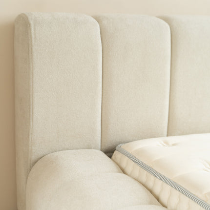 Ledikant 180 x 200 Teddy Bouclé - Met Luxe Matras