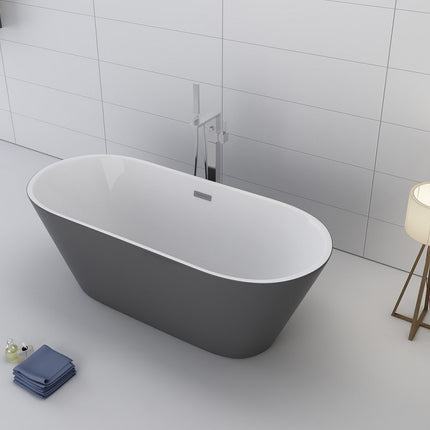 Bath EXA Home - Grey / White Bath Dimensions 1700x800