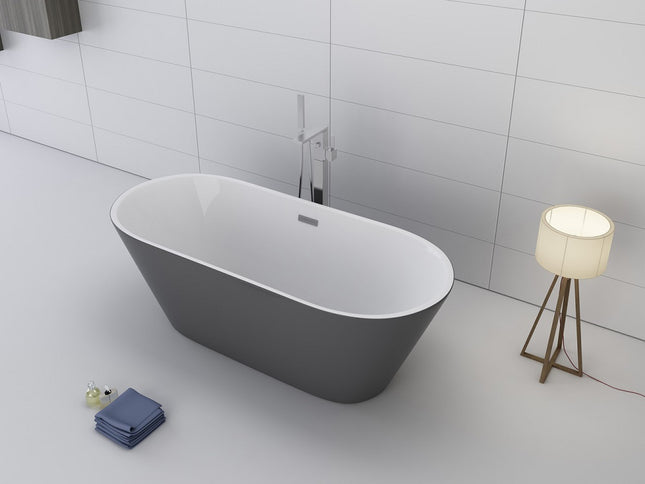 Bath EXA Home - Grey / White Bath Dimensions 1700x800