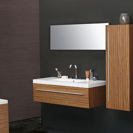 Badkamer dunkel-Zebra set Berlin van EXA in houtlook