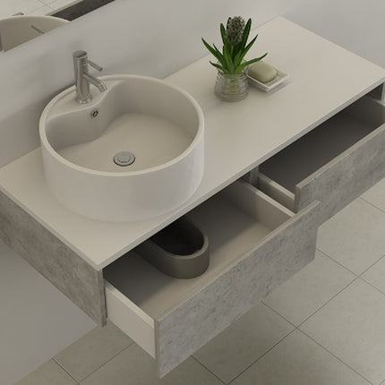 Bathroom set BIEL Concrete optics