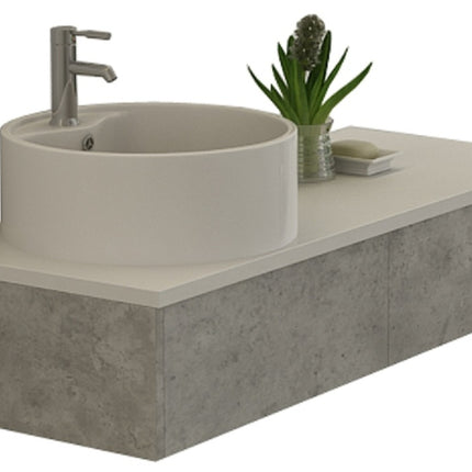 Bathroom set BIEL Concrete optics