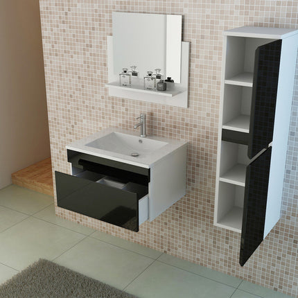 Bathroom set GASTEIN black