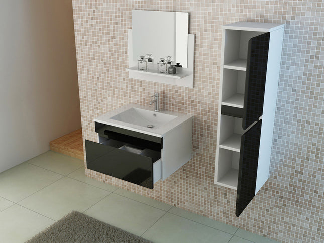 Bathroom set GASTEIN black