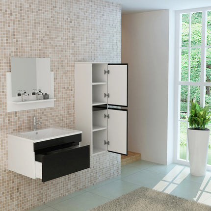 Bathroom set GASTEIN black