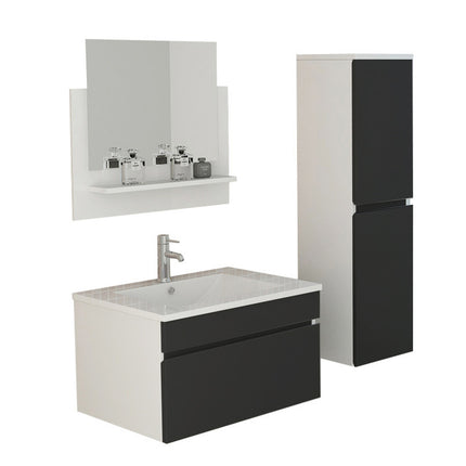 Bathroom set GASTEIN black