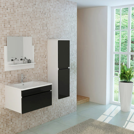 Bathroom set GASTEIN black