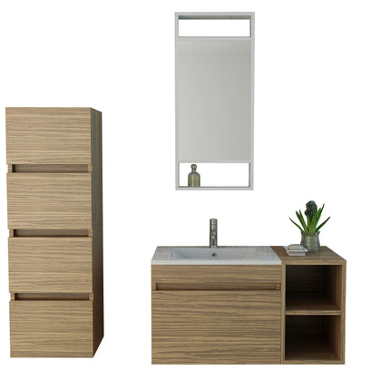 Badkamer-set INNSBRUCK zebra-look