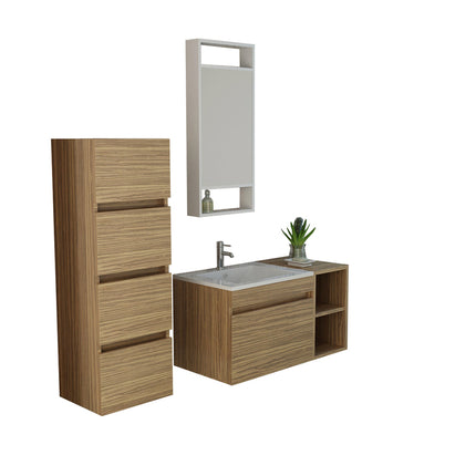 Badkamer-set INNSBRUCK zebra-look