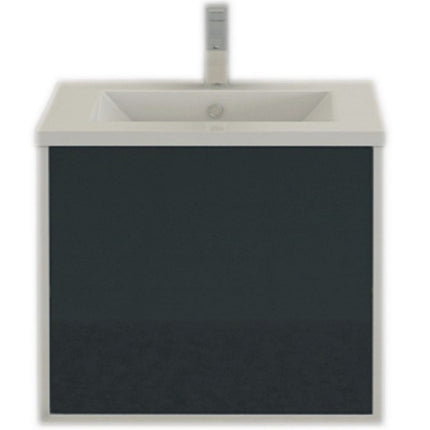 Badkamer-set LARI front zwart hoogglans