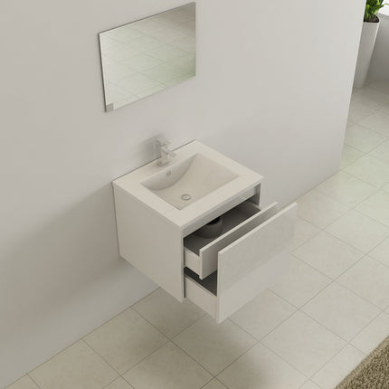 Badkamer-set LARI front wit hoogglans
