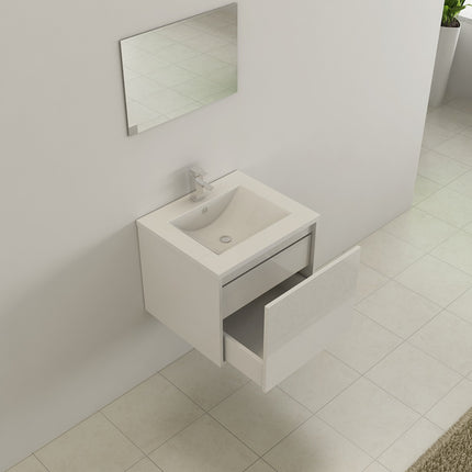 Badkamer-set LARI front wit hoogglans