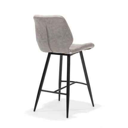 Barkruk Borgo zwart Stof Soft Pebble