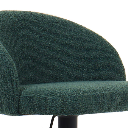 Barstoel 'Arda' Bouclé Groen (2 per doos)