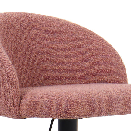 Barstoel 'Arda' Bouclé Roze (2 per doos)