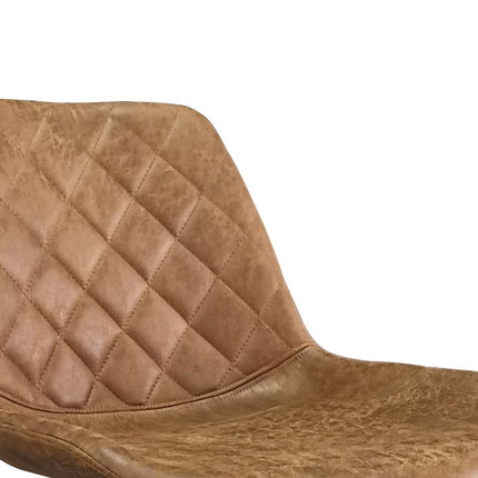 Barstoel 'Madrid' PU Cognac - DEC7999 (2 per doos)