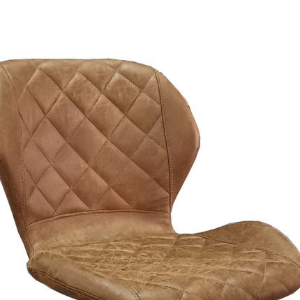 Barstoel 'Malaga' PU Cognac - DEC8031 (2 per doos)