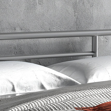 Bed 'Sandro' 140x200 met lattenbodem Grijs  (2c)