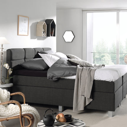 Boxspring Gustavo Antraciet 140x200