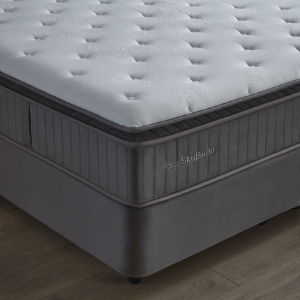 Boxspring 140x200 Antraciet met Opbergruimte