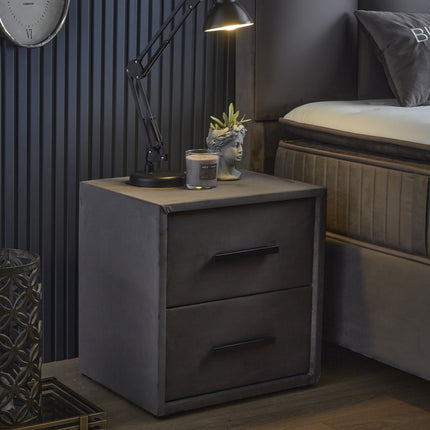 Boxspring 140x200 Antraciet met Opbergruimte