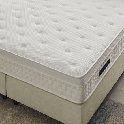 Boxspring Vida Teddy Bouclé Beige 140x200