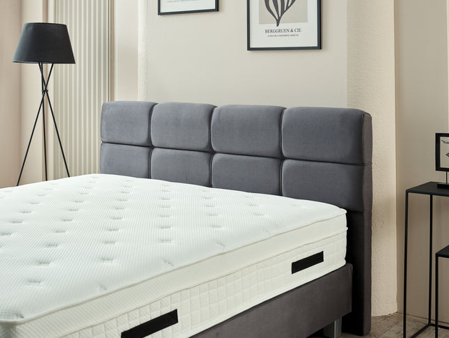 Boxspring Vida Velvet Antraciet 140x200
