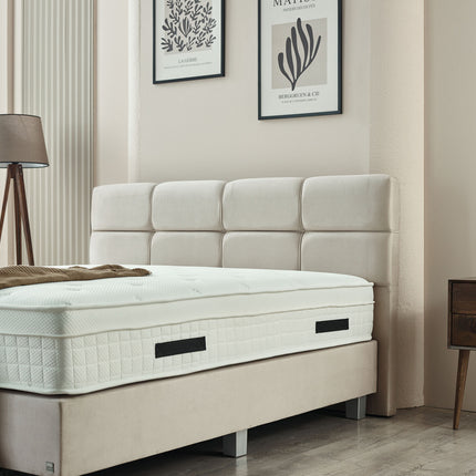 Boxspring Vida Velvet Beige 160x200
