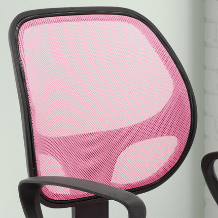 Bureaustoel 'Hippa' Mesh Roze(1c)