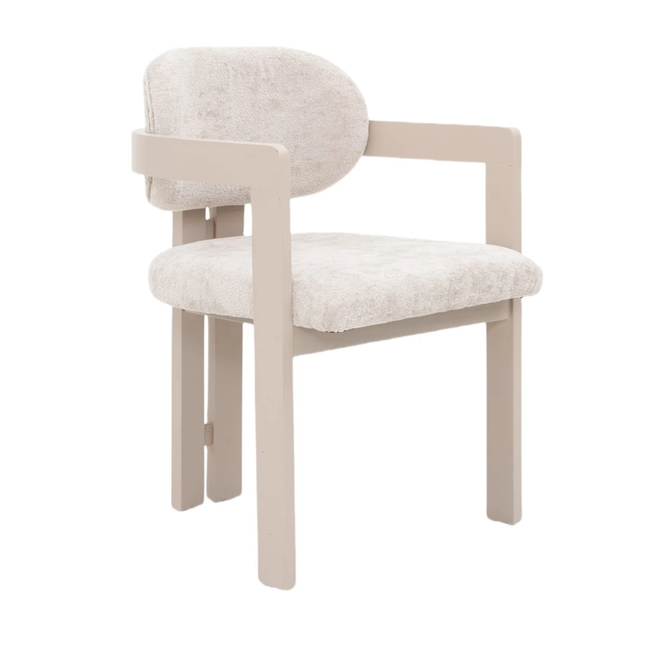 CHAIR DUBAI ZB-5576 CHAMPAGNE LEGS FY2415-6 TAUPE