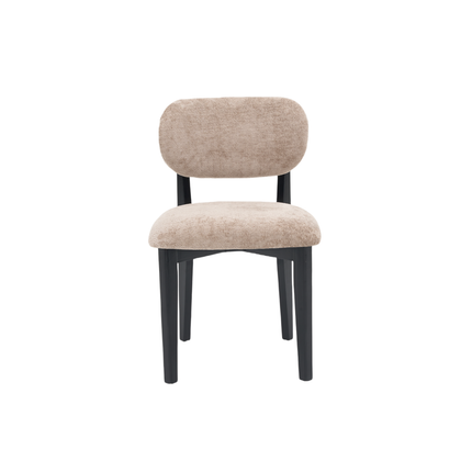 CHAIR SILLA ZB-5684 BLACK LEGS BROWN  FY2415-8