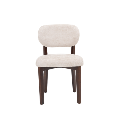 CHAIR SILLA ZB-5684 BROWN LEGS TAUPE  FY2415-6