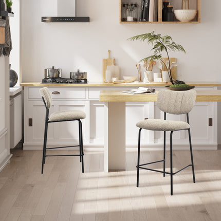 Counterstoel 'Antura' Stof Bruin (2 per doos)