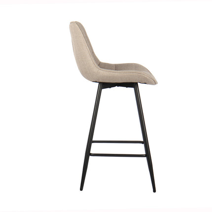 Counterstoel 'Ariba' Stof Beige/Lichtgrijs