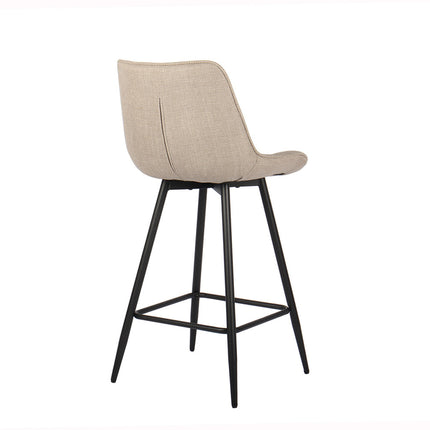Counterstoel 'Ariba' Stof Beige/Lichtgrijs