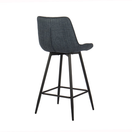 Counterstoel 'Ariba' Stof Donkerblauw