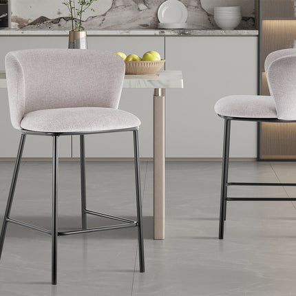 Counterstoel 'Arthur' Stof Beige
