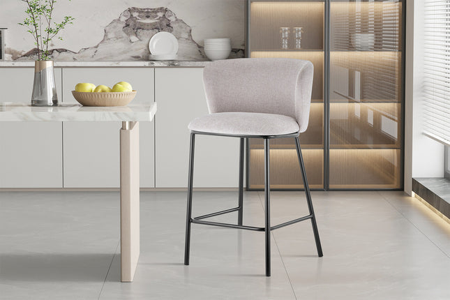 Counterstoel 'Arthur' Stof Beige