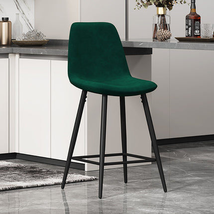 Counterstoel 'Boy' Fluweel Groen (4 per doos)