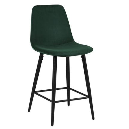 Counterstoel 'Boy' Fluweel Groen (4 per doos)