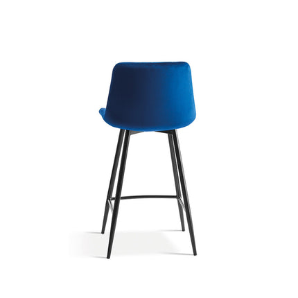 Counterstoel 'Juta' Fluweel Blauw